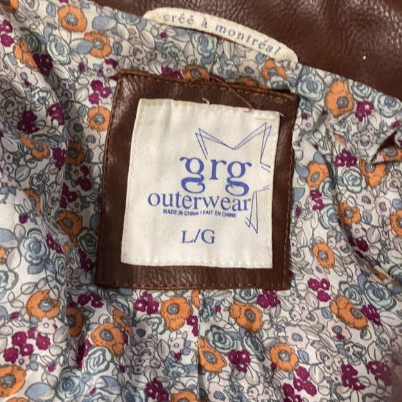 Tres belle veste faux cuir de qualité ;) femme L (fait M-L) - Picture 2 of 4